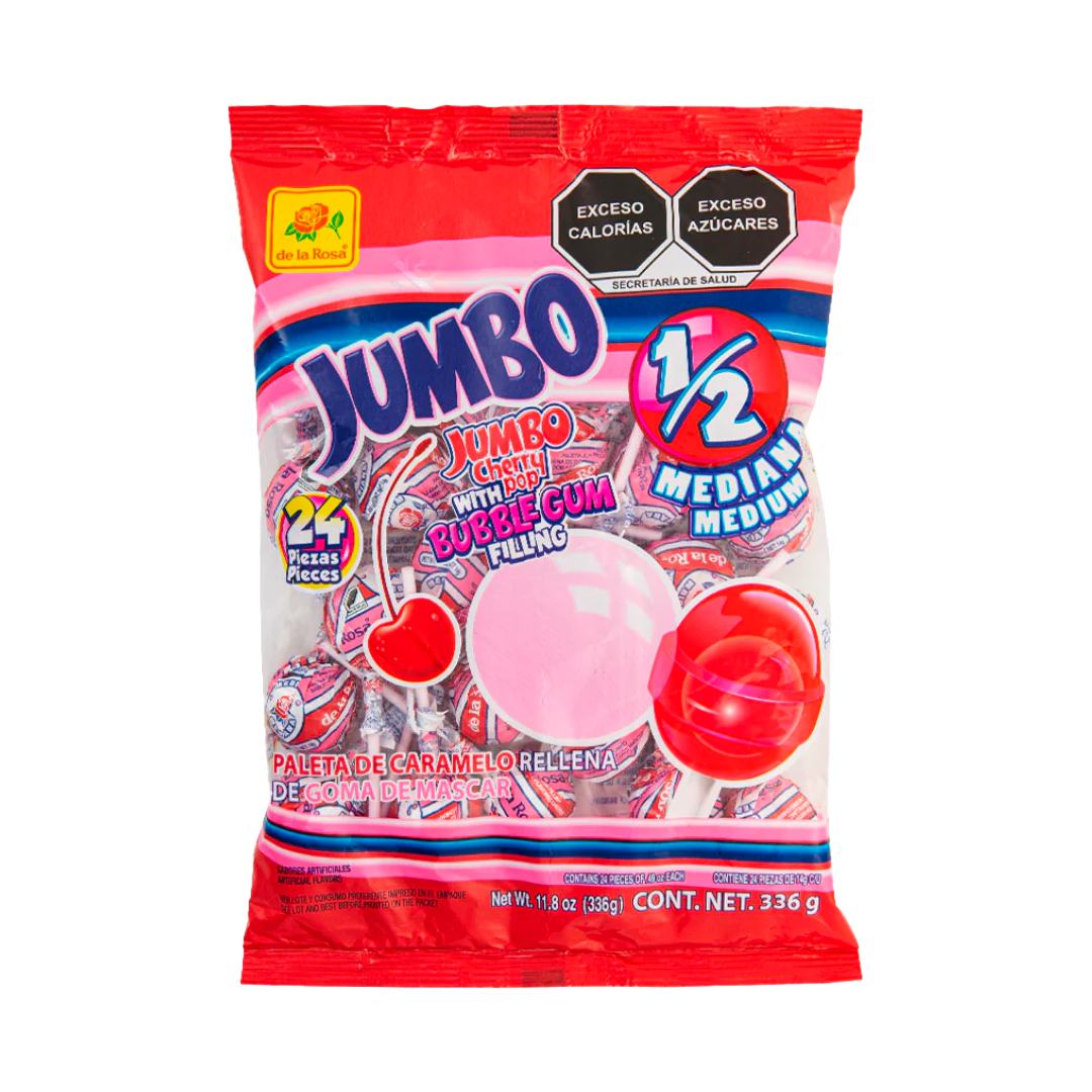 DLR PAL JUMBO CEREZA 1/50pz (Caja:12dsp)