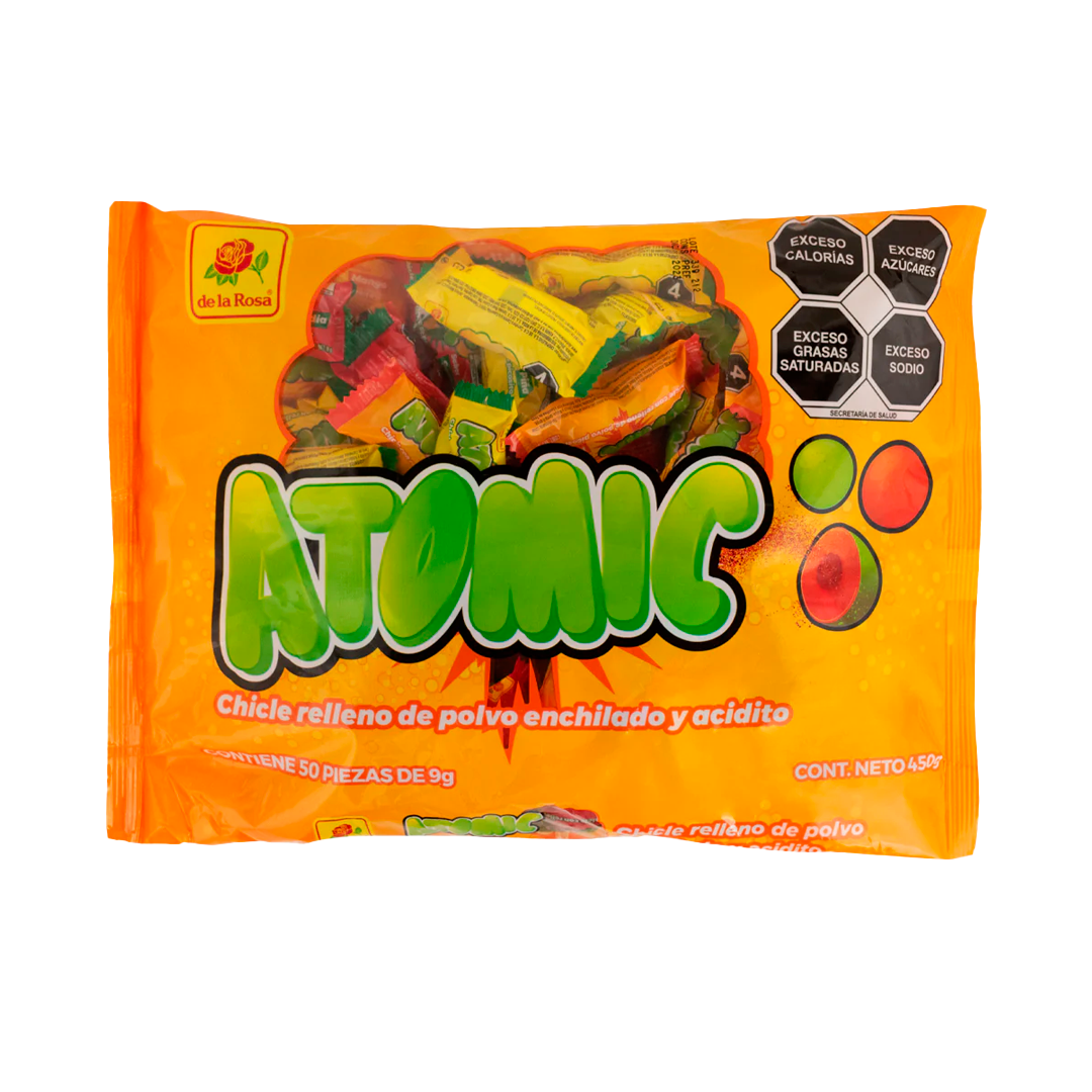 DLR CHICLE ATOMIC SDO 1/50pzs (Caja:24dsp)