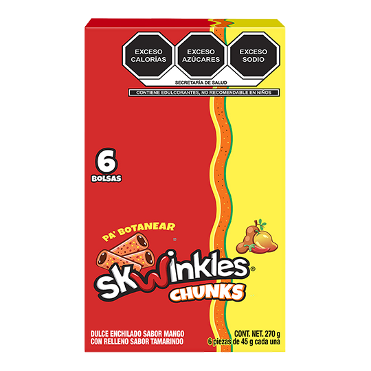 Lucas Skwinkles Chunks 6 Piezas 45 Gramos