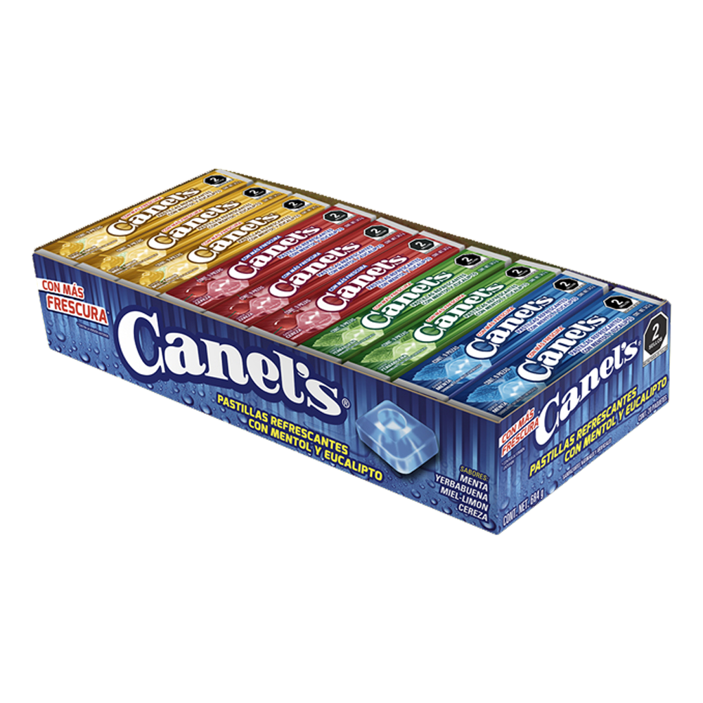 Canels Tubo Surtido 20 Piezas