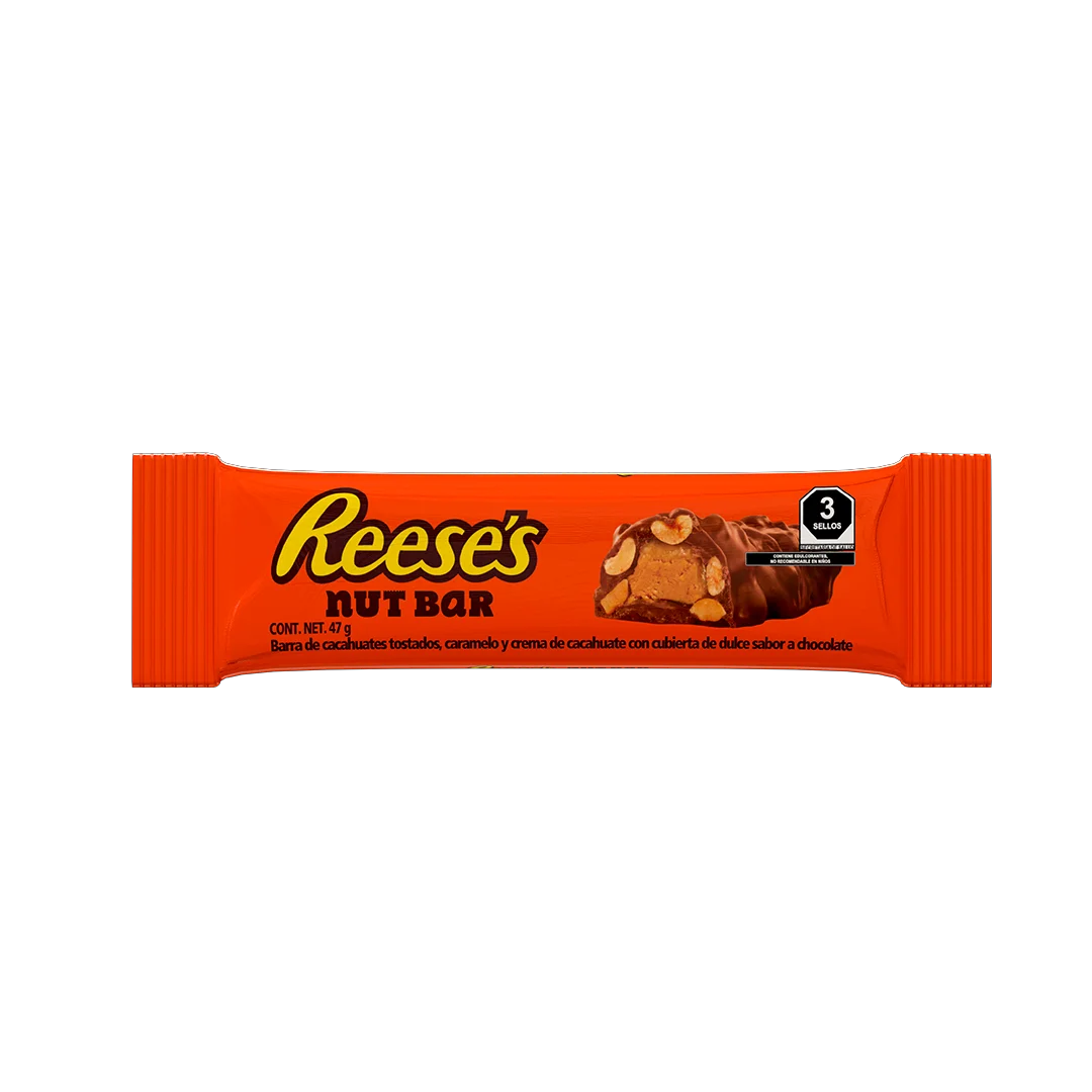 Hersheys Reeses Barra con 12 Piezas de 47 gramos