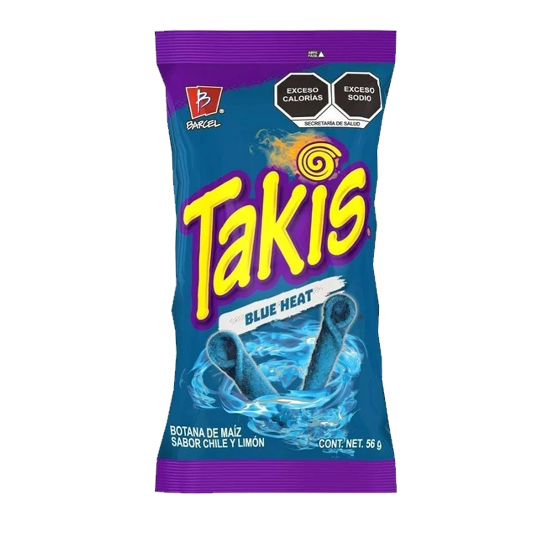 BARCEL TAKIS BLUE HEAT 1/56gr (Caja:48pzs)