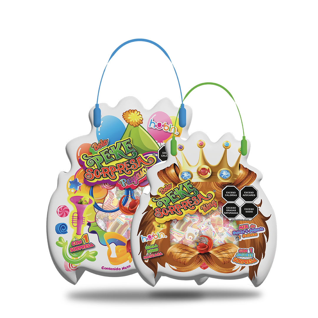 HUBIN BOLO PEKE SORPR NIÑO 1/120g (Caja:24pzs)