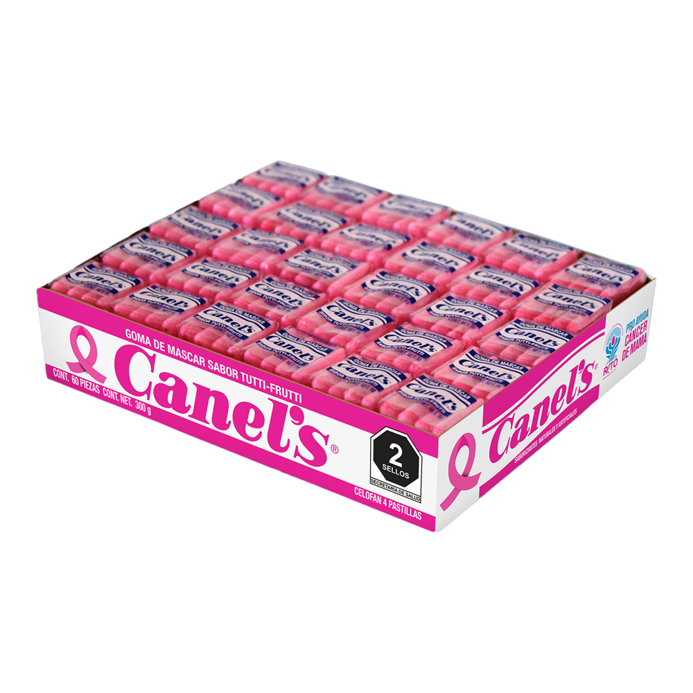 CANEL'S CELOFAN TUTTYFRUTY 1/60pz (Caja:40dsp)