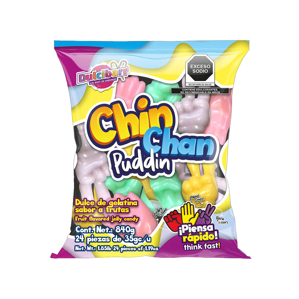 DULCIBAR CHIN CHAN PUDDIN 1/24pz (Caja:20dsp)