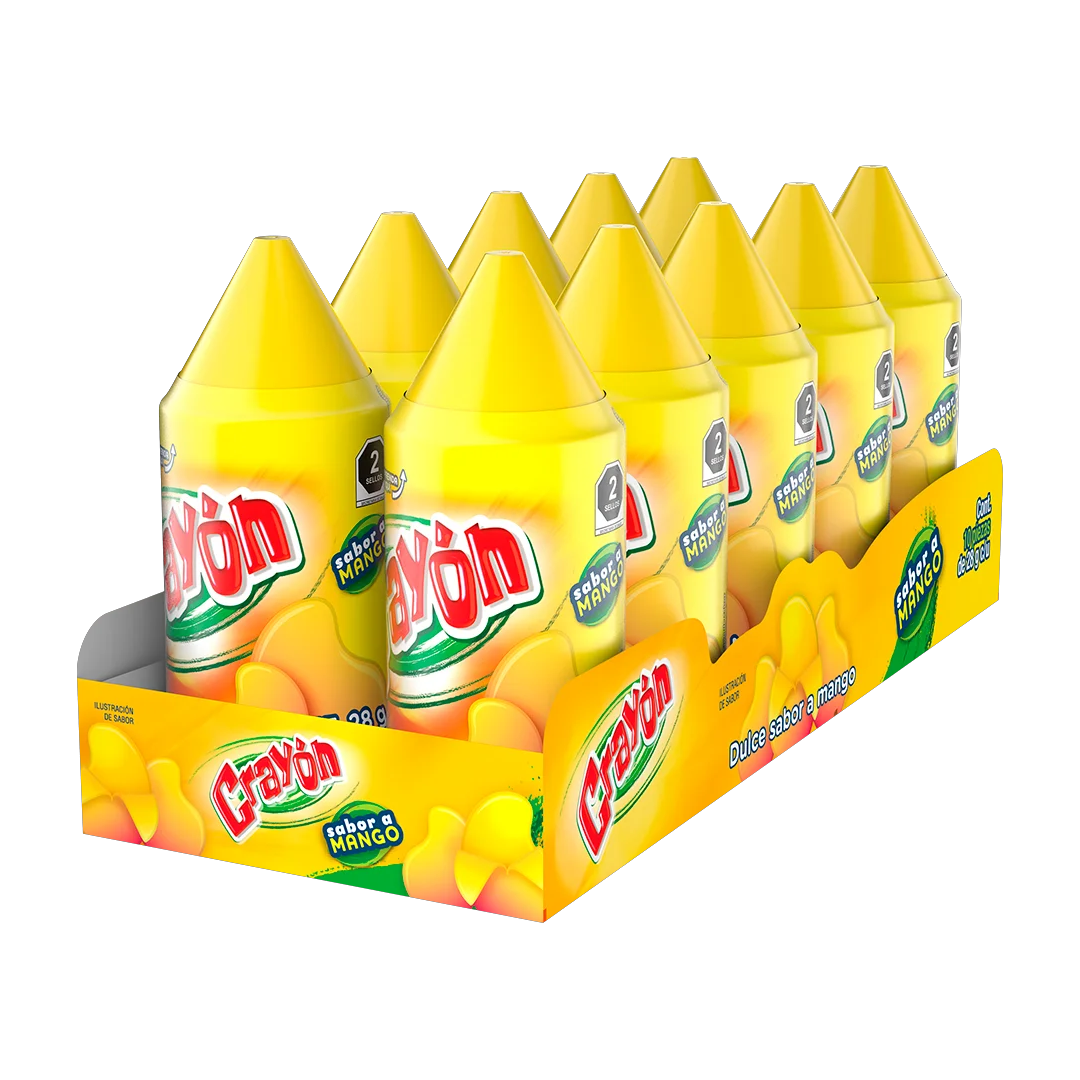 HSY CRAYON DE MANGO 1/10pz (Caja:12dsp)