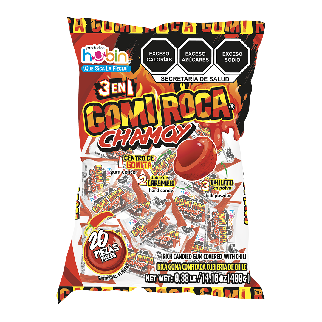 Hubin Gomi Roca Chamoy 20 Piezas