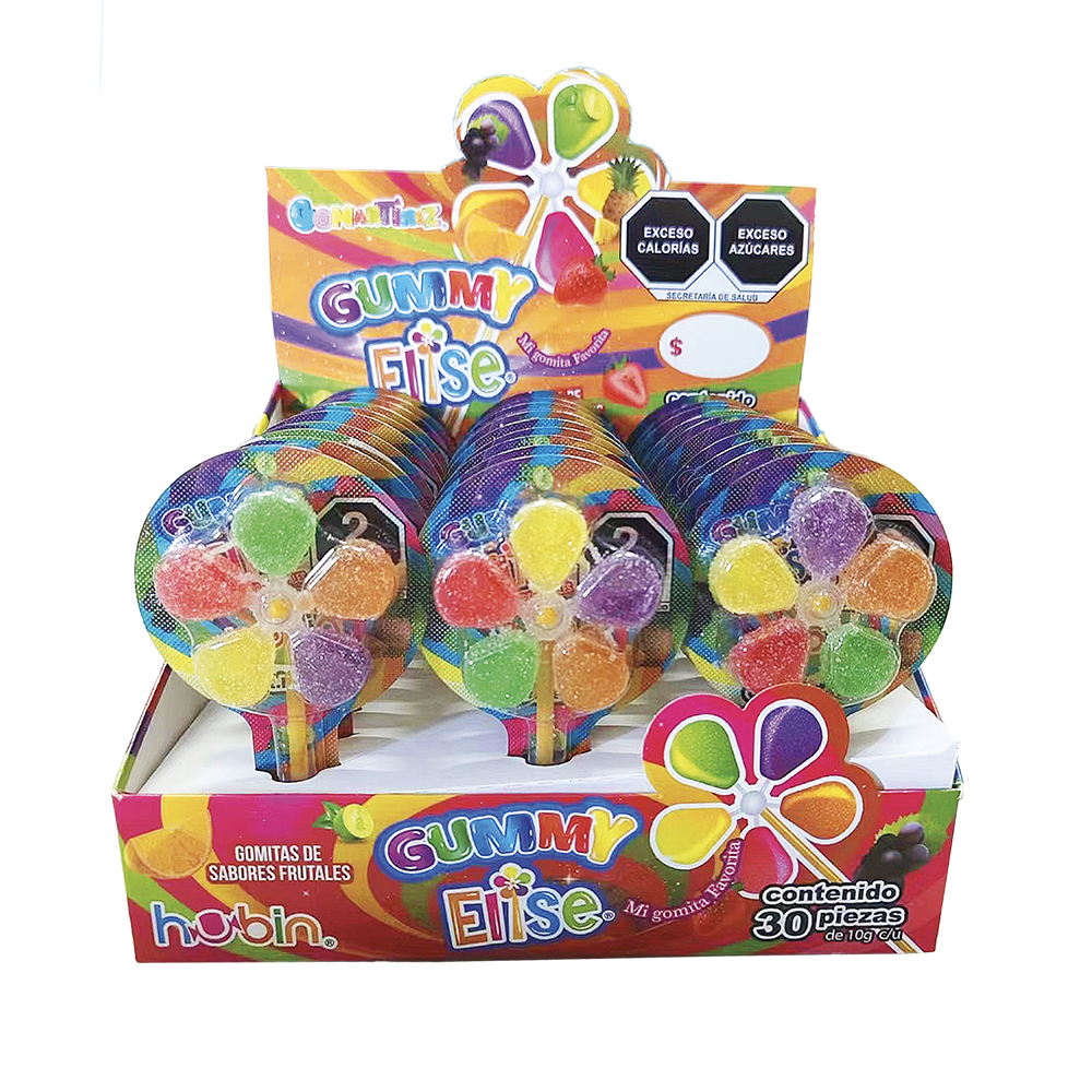 HUBIN GUMMY ELISE 1/30pzs (Caja:16dsp)