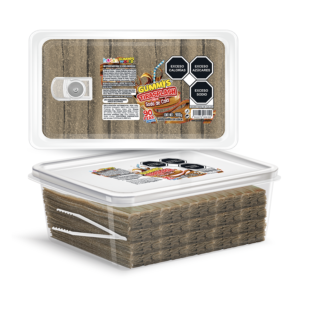 HUBIN TIRASPLASH COLA 1/900gr (Caja:12pzs)