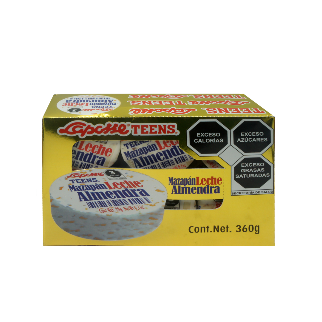 LAPOSSE MAZAPAN LECHE Y ALMENDRAS 10/18