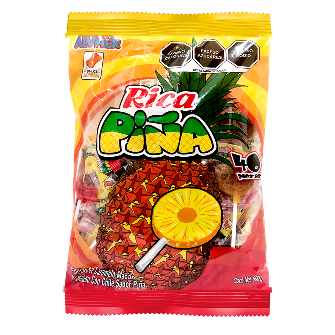 ALVHER PAL RICA PIÑA 1/40pz (Caja:24dsp)