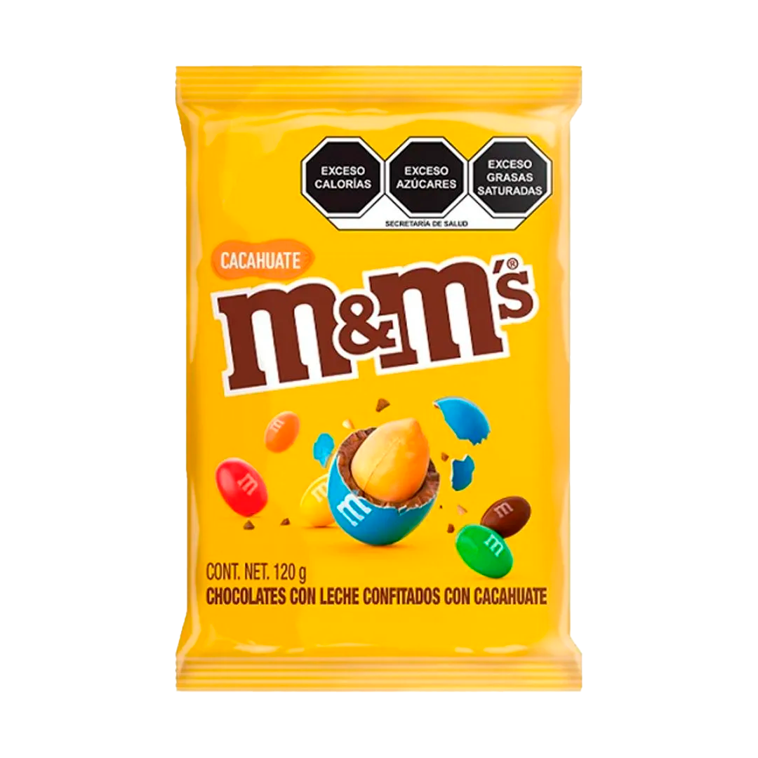 EFFEM M&M´S MEGA BAR CACAH. 120grs (Caja:12dsp)