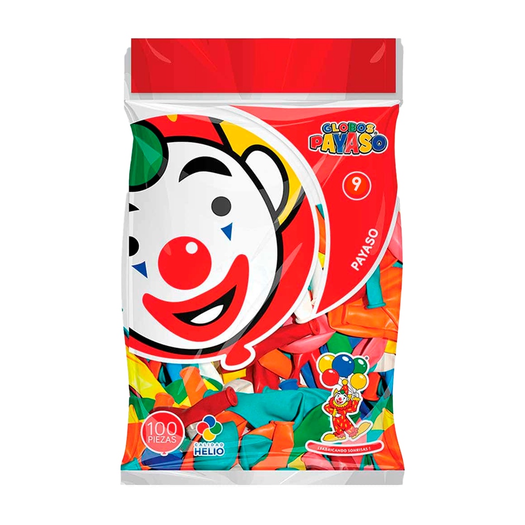 SELECTAS PAYASO #9 SDO 1/100pz (Caja:25dsp)