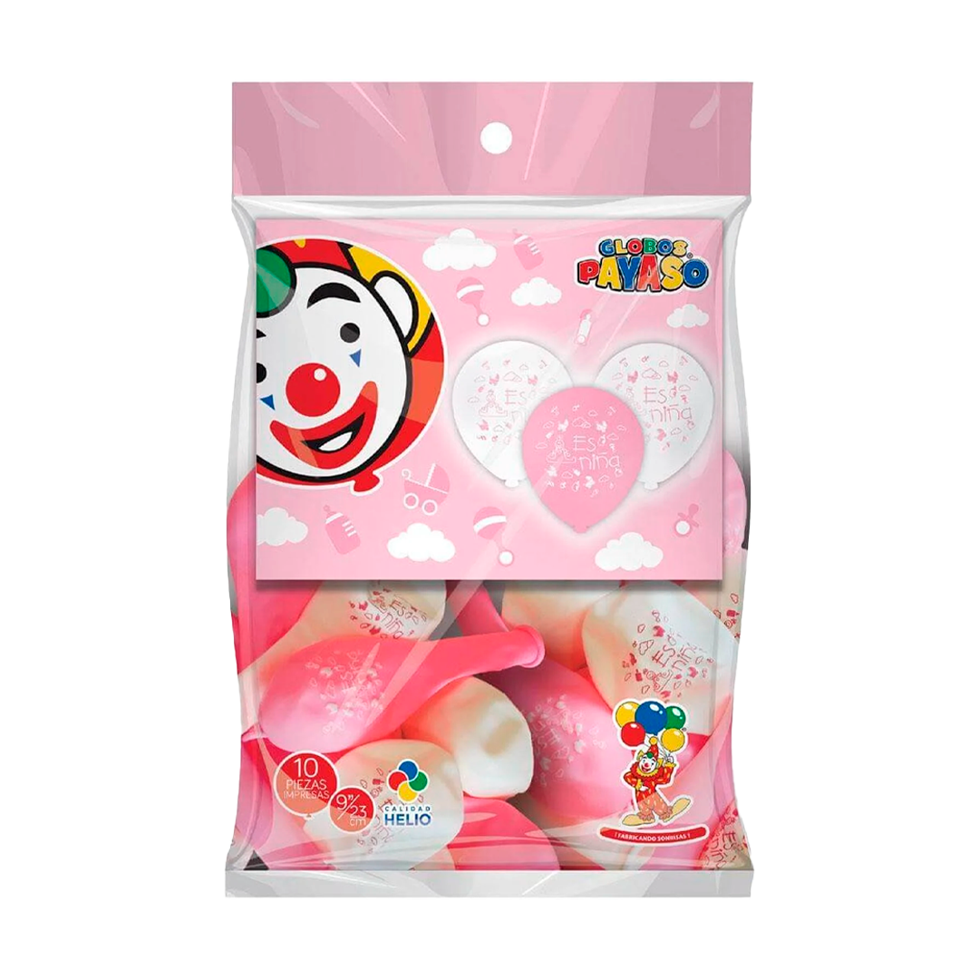 GLOBO BABY NINA 1/10PZS