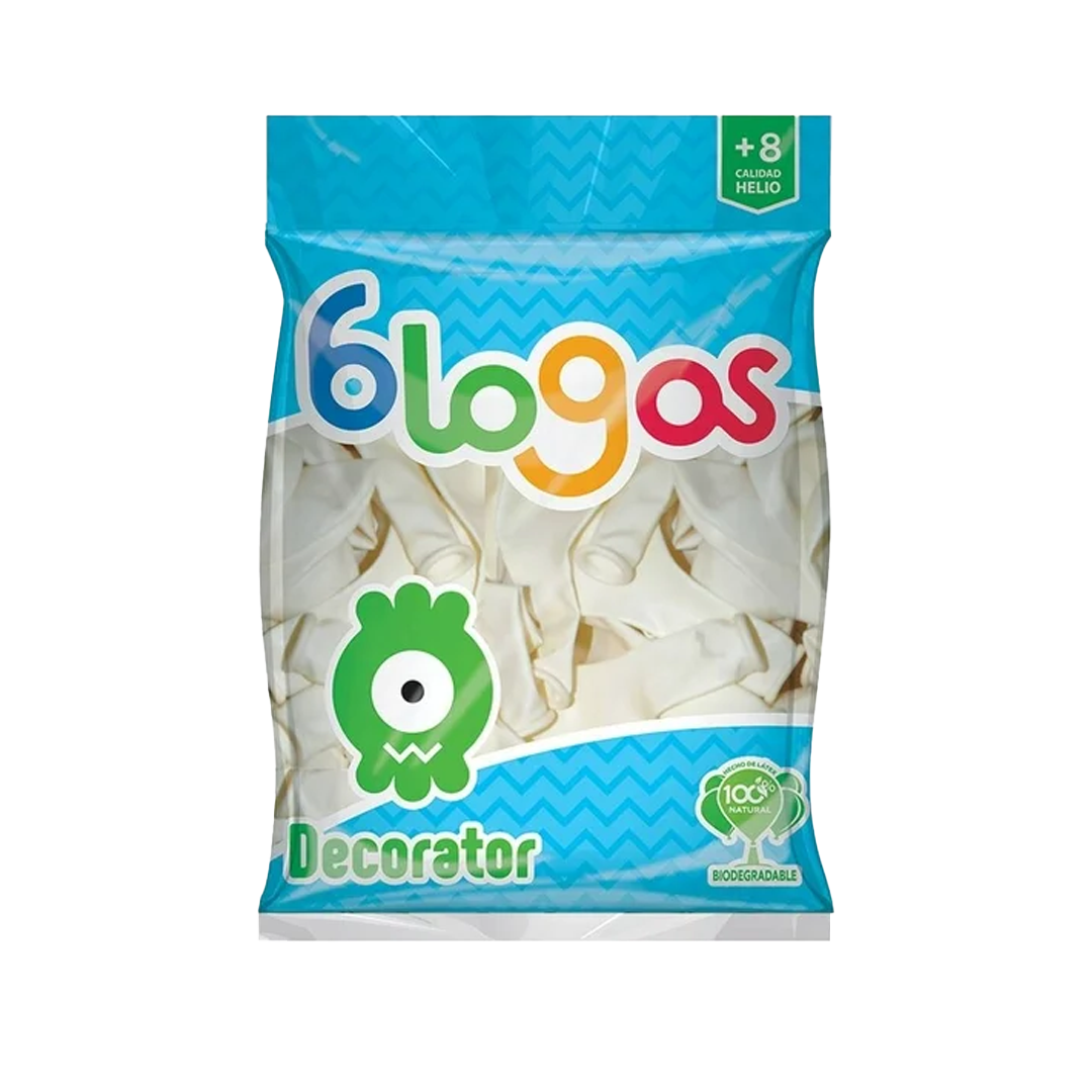 BLOGOS GLOB BCO NIEVE #9 1/50pz (Caja:10dsp)