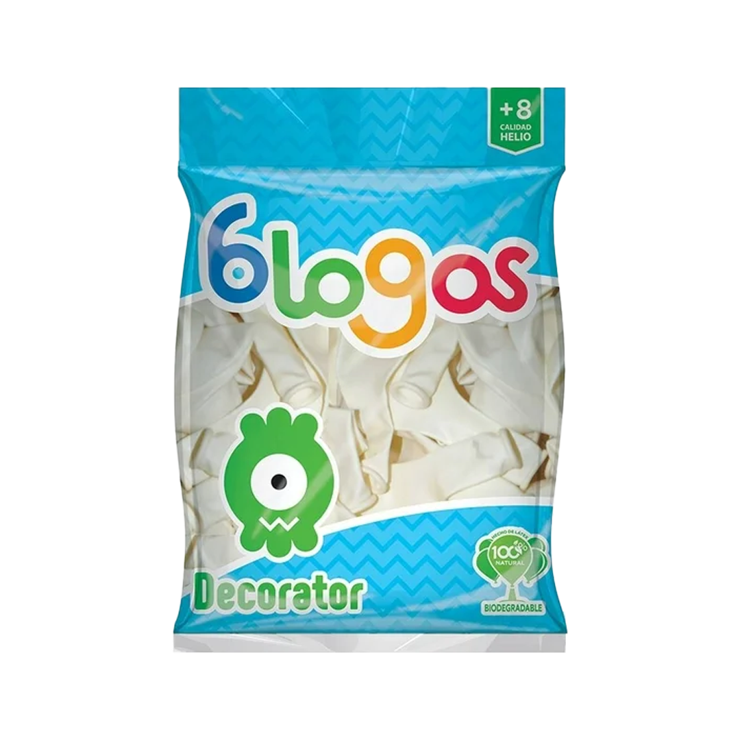 BLOGOS GLOB BCO NIEVE #7 1/50pz (Caja:10dsp)