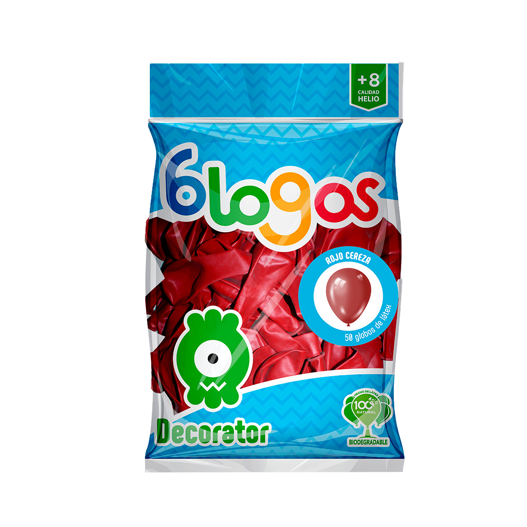 BLOGOS GLOB RJO CEREZA #7 1/50pz (Caja:10dsp)