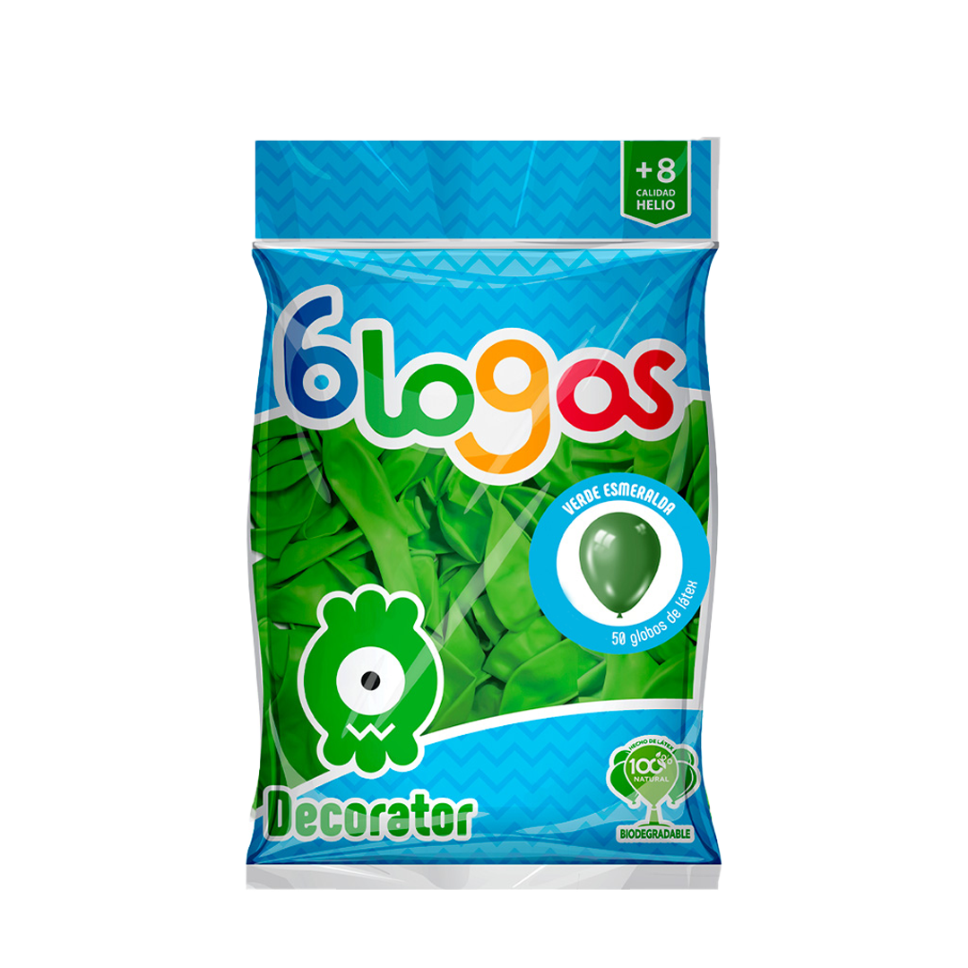 BLOGOS GLOBO VDE ESM #7 1/50pzs (Caja:10dsp)