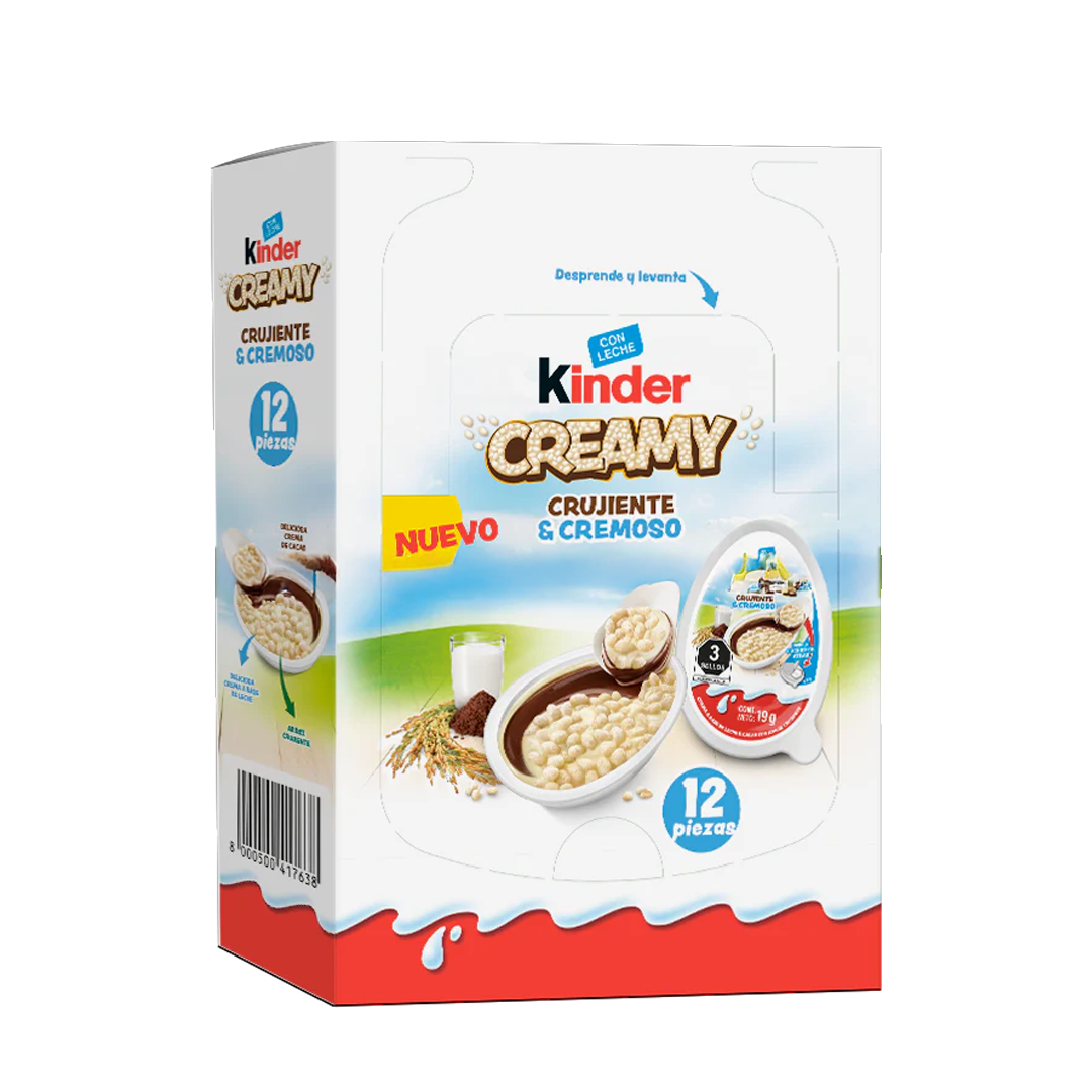 FERRERO KINDER CREAMY 1/12pzs (Caja:24dsp)