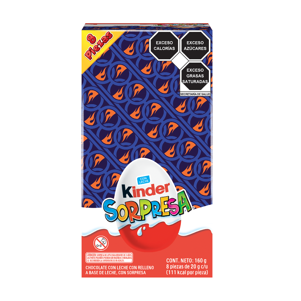 FERRERO SRP T8 HOTWHEELS 1/8pz (Caja:12dsp)