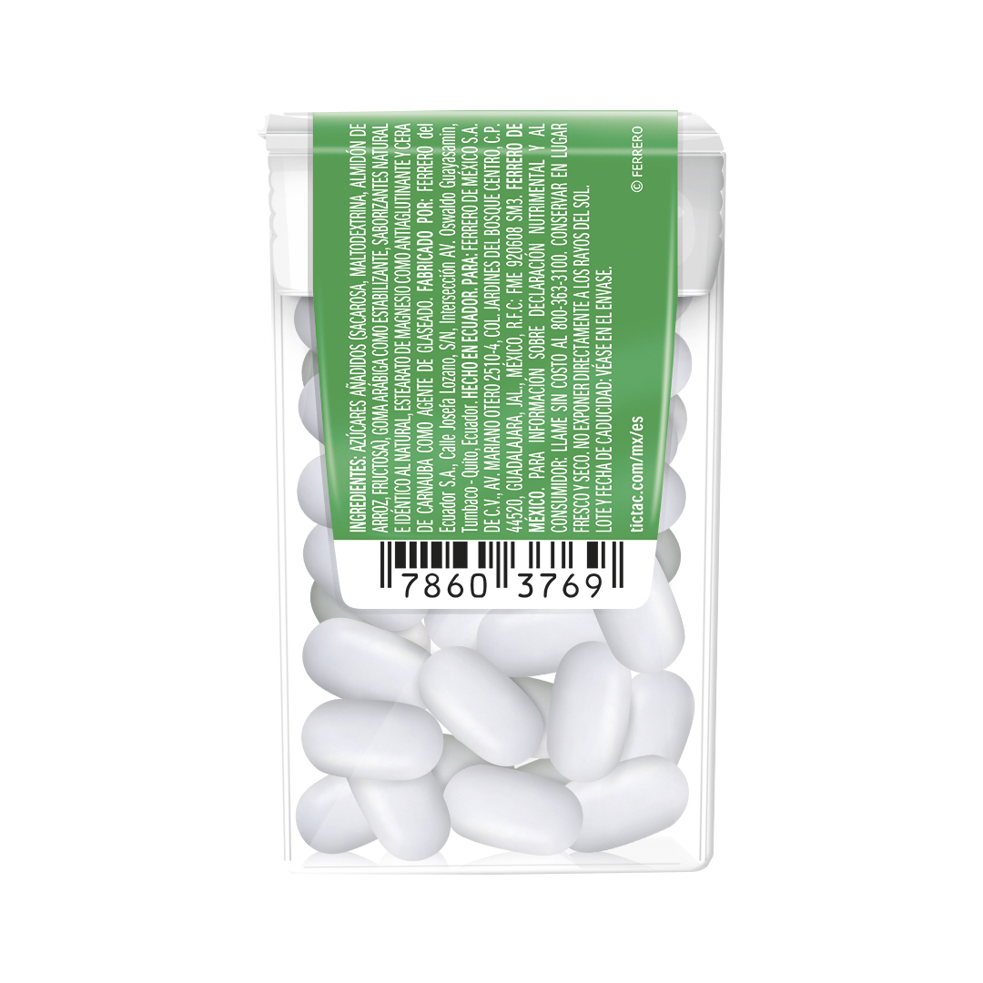 TIC TAC MENTA 1/12pz (Caja:12dsp)