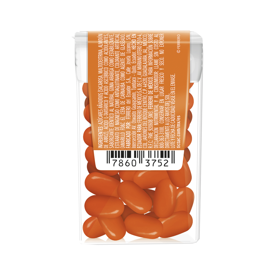 TIC TAC NARANJA 1/12pz (Caja:12dsp)