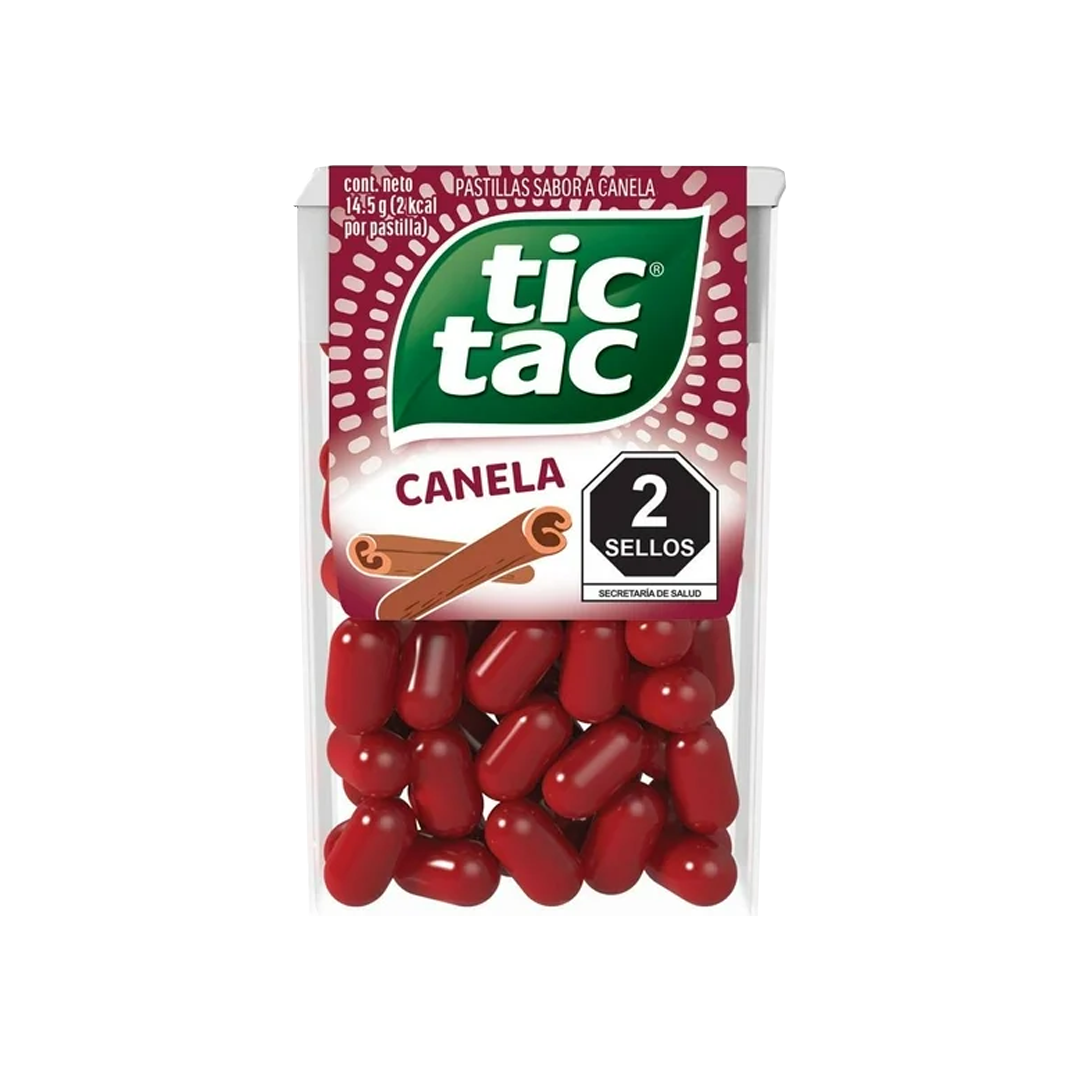 FERRERO  TICTAC CANELA  1/12/14.5GR (CAJA: 12PZAS)