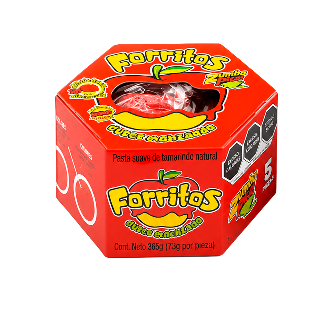 ZUMBA FORRITOS TAMARINDO 1/5pzs (Caja:16dsp)