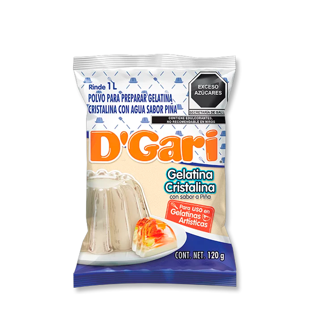 D'GARI GEL CRISTALINA 1/120gr (Caja:50pz)