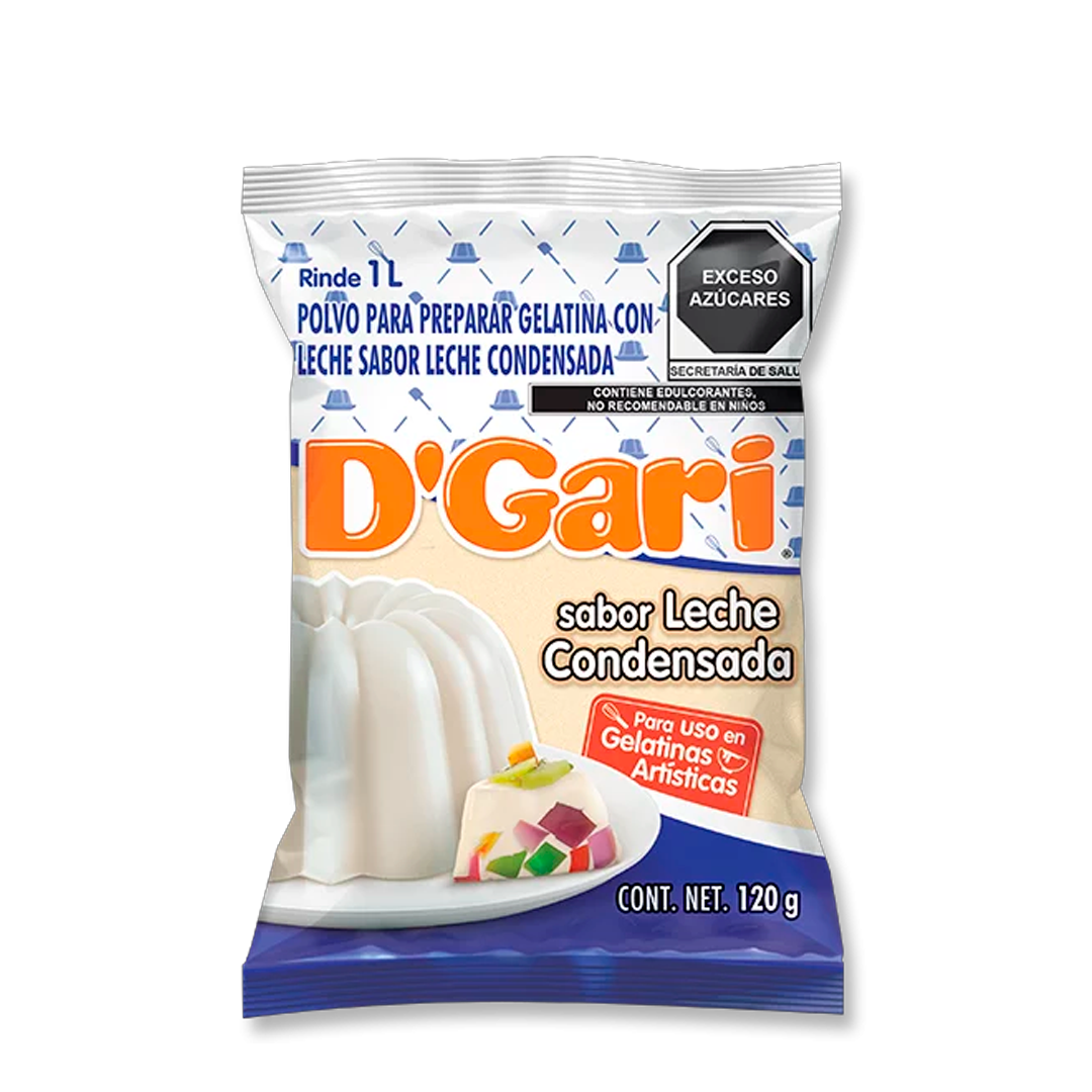 D'GARI GEL LECHE CNDNSDA 1/120gr (Caja:50pz)
