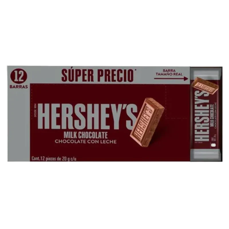 HSY BARRA CHOC/LECH 20gr 1/12pz (Caja:12dsp)