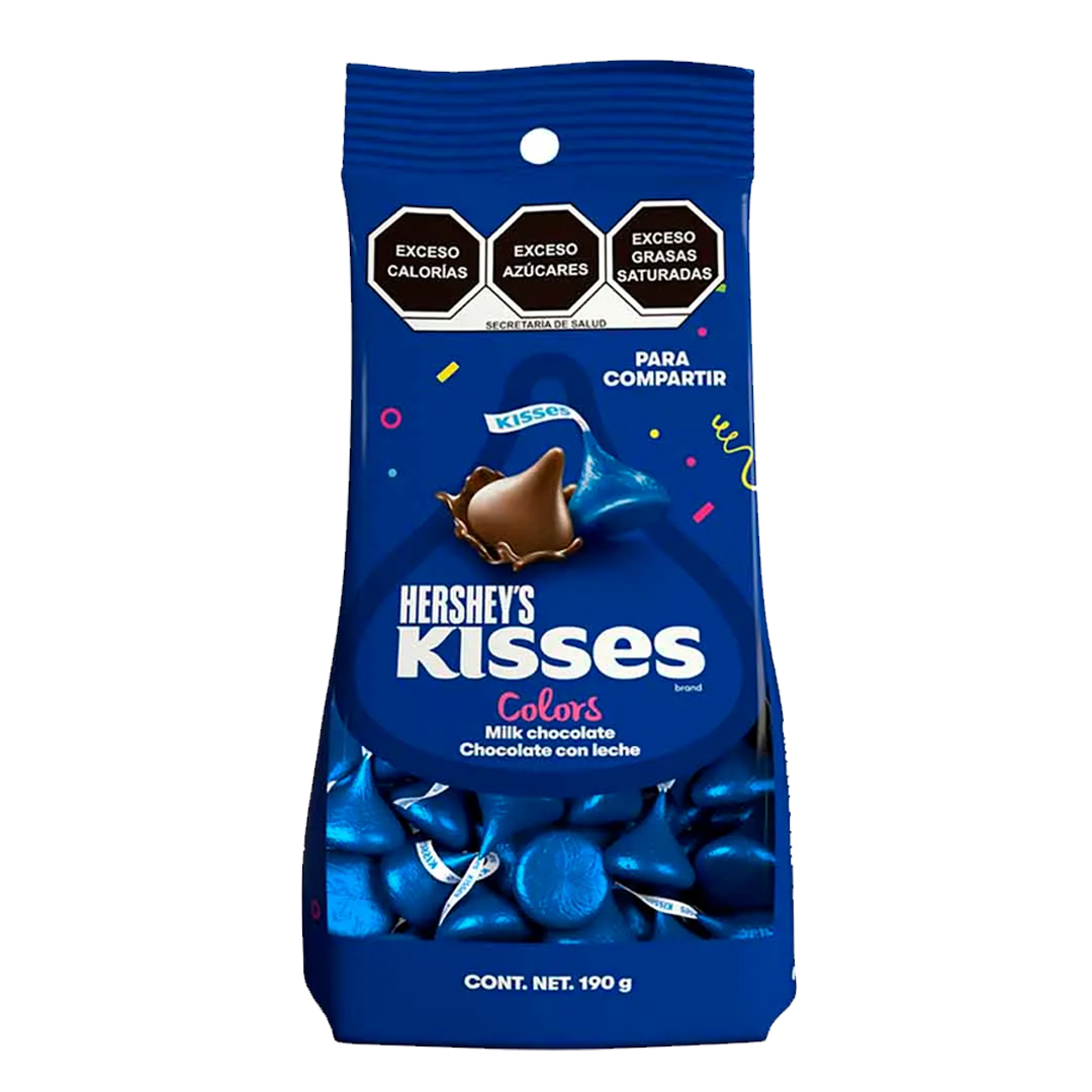 HSY KISS FIESTA AZUL OBS 1/190gr (Caja:6pz)