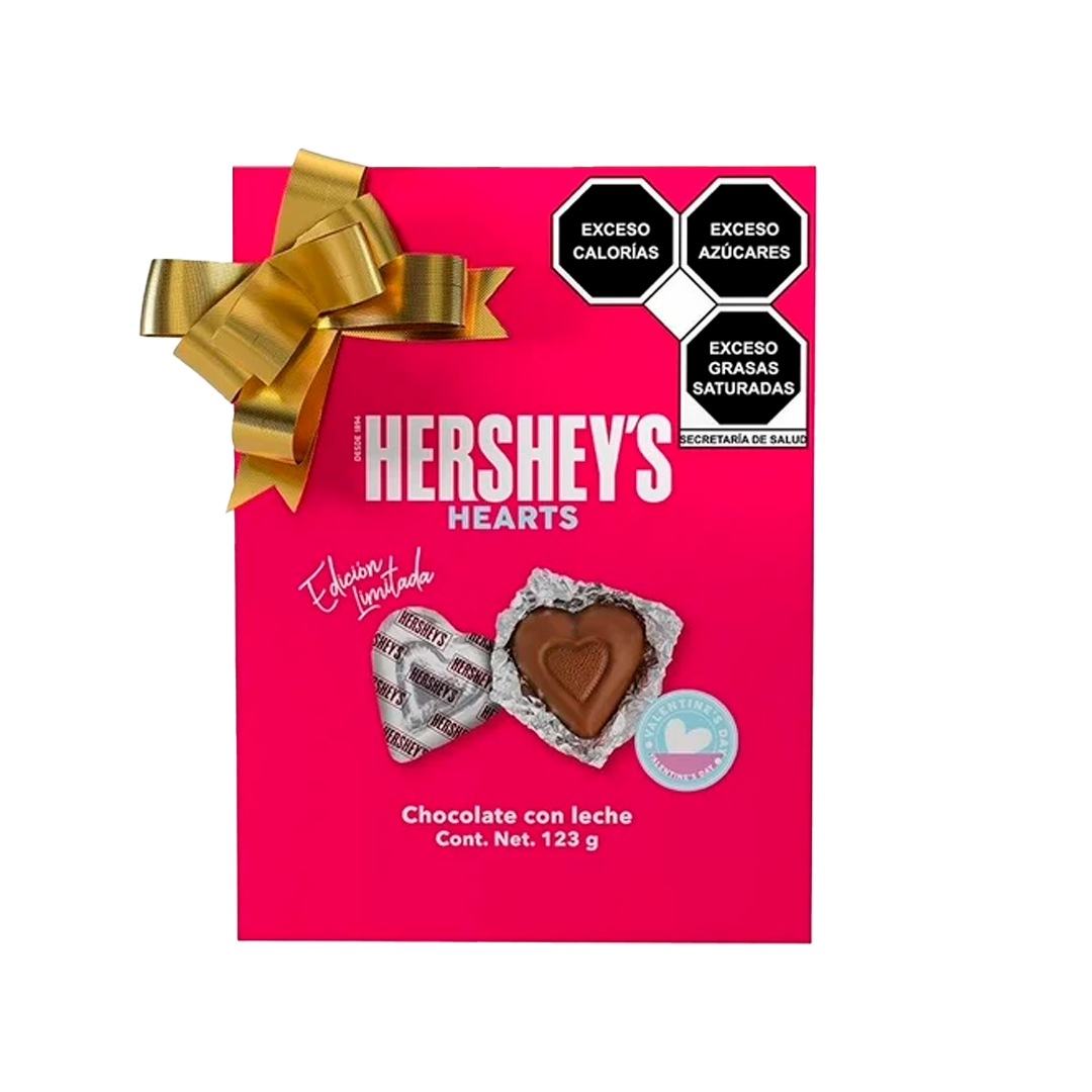 HSY SV KISSES HEARTH 1/123G (Caja:18pzs)