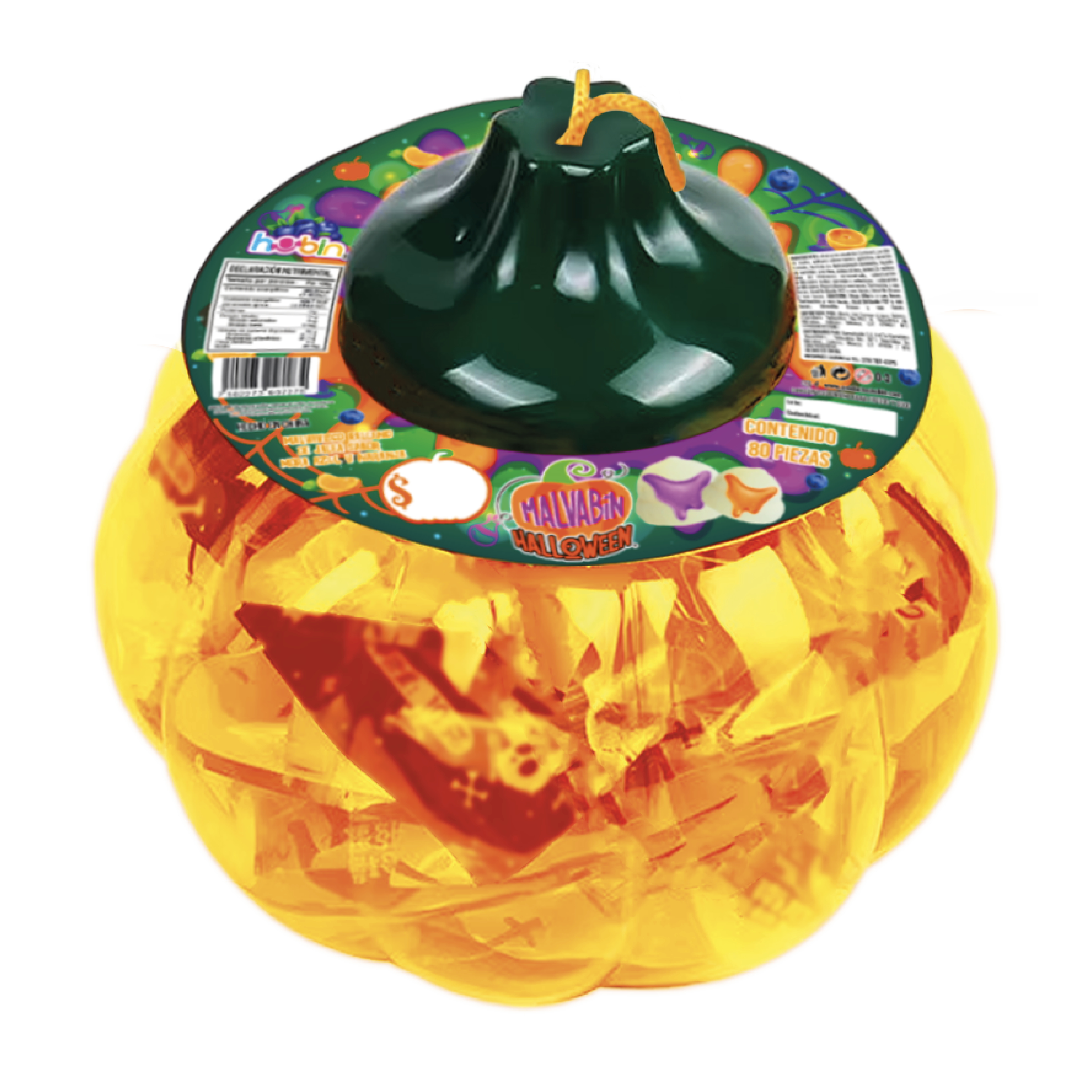 HUBIN MALVABIN HALLOWEEN 1/80pz (Caja:12dsp)