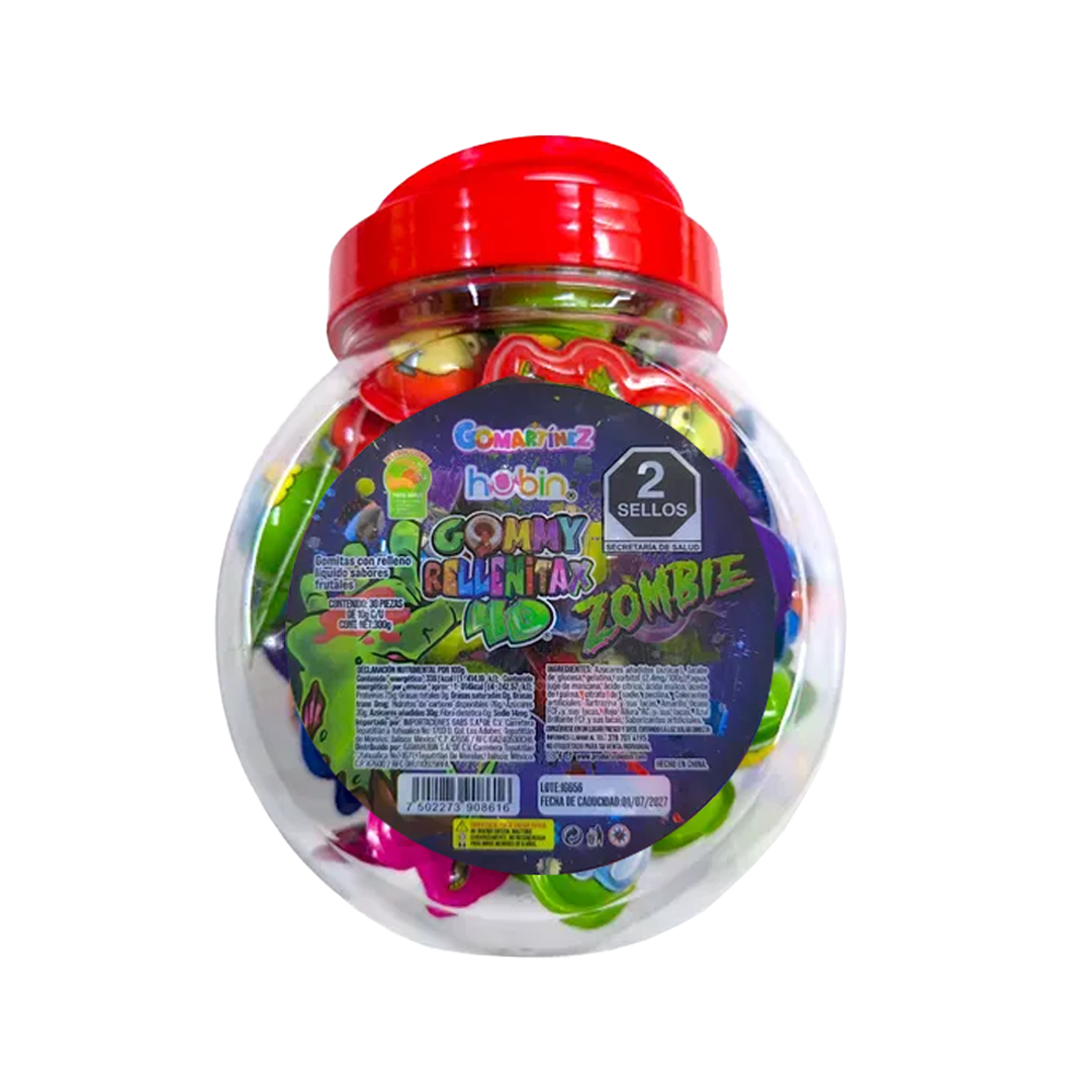 HUBIN RELLENITA 4D ZOMBIE 1/30pz (Caja:12dsp)