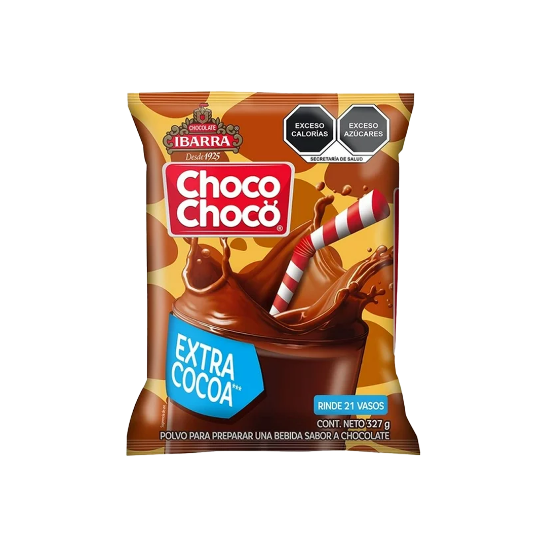 IBARRA CHOCO CHOCO POLVO 1/327GR (CAJA:24 PZAS)