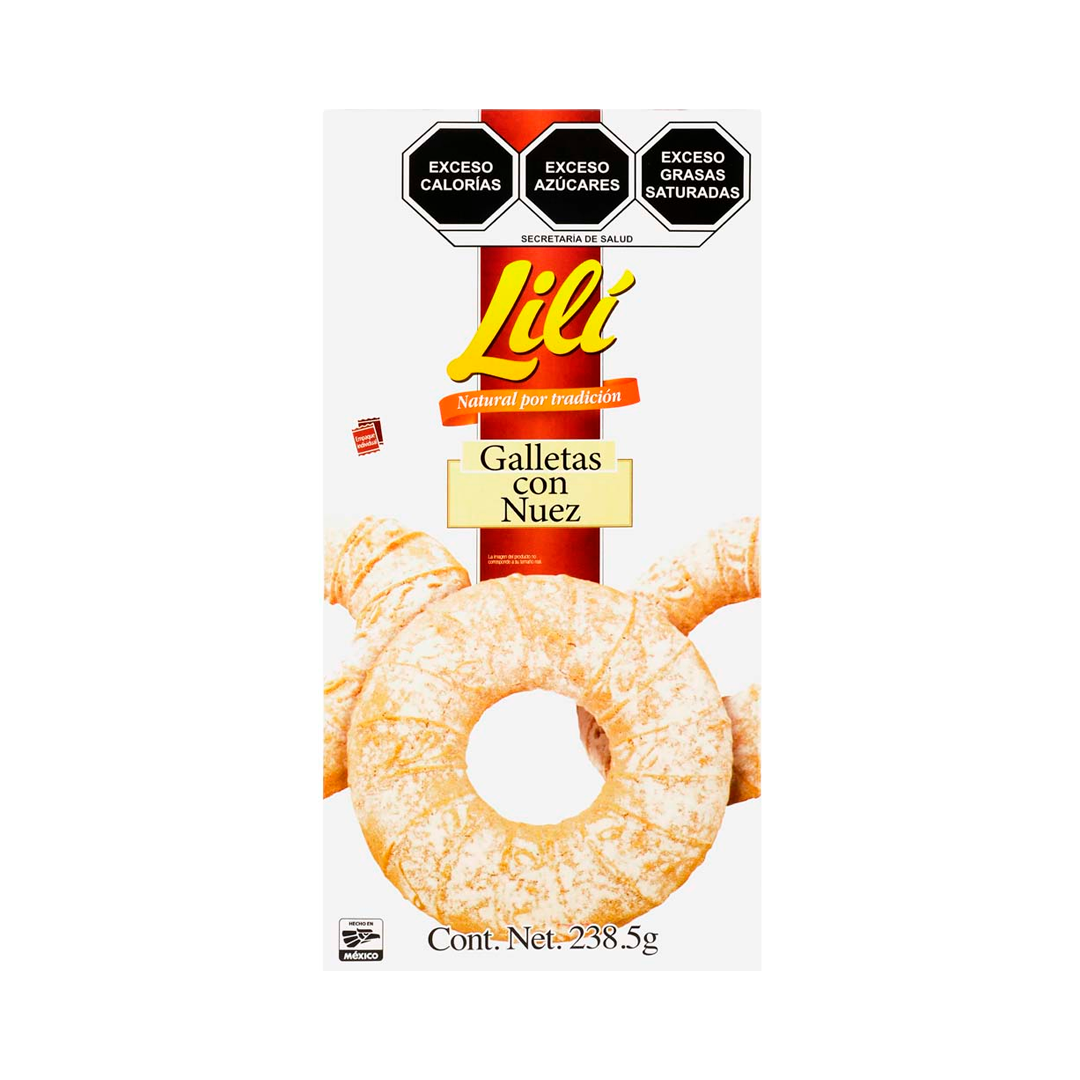 LILI GALLETA ROSCA DE NUEZ 1/238.5Grs. (Caja: 12Pza)