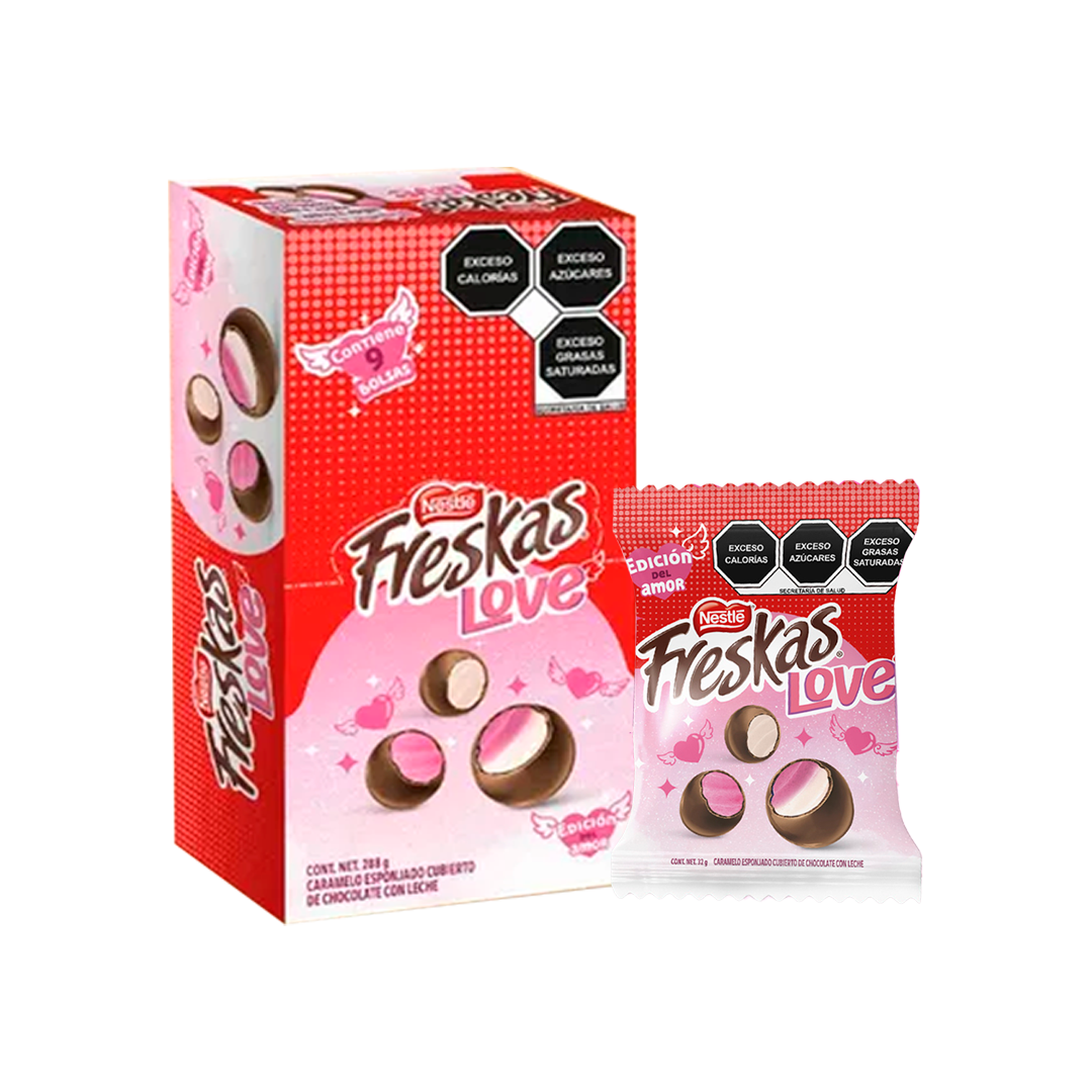 NESTLE FRESKAS LOVE 1/9pzs (Caja:16dsp)