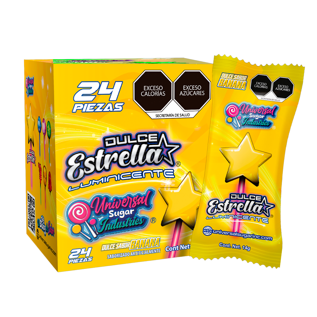 DIST LEON PAL ESTRELLA  PLATANO 1/14GR (Caja:24dsp)