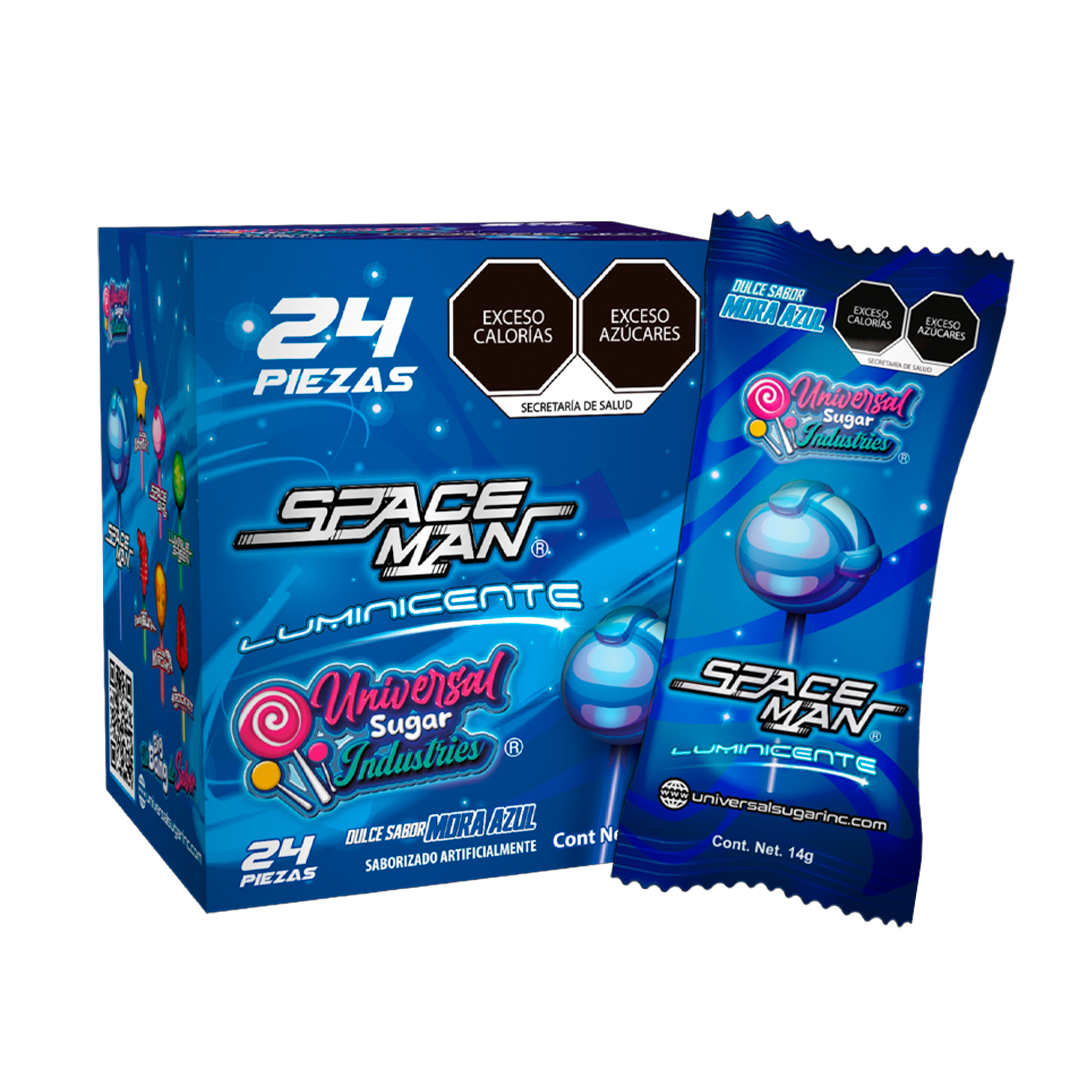 DIST LEON PAL SPACE MAN MORA 1/14GR (Caja:24dsp)