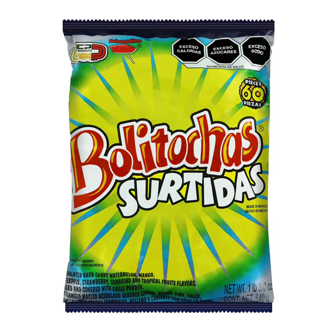 CANDYPOP BOLITOCHA SURTIDA 1/60pz (Caja:24dsp)