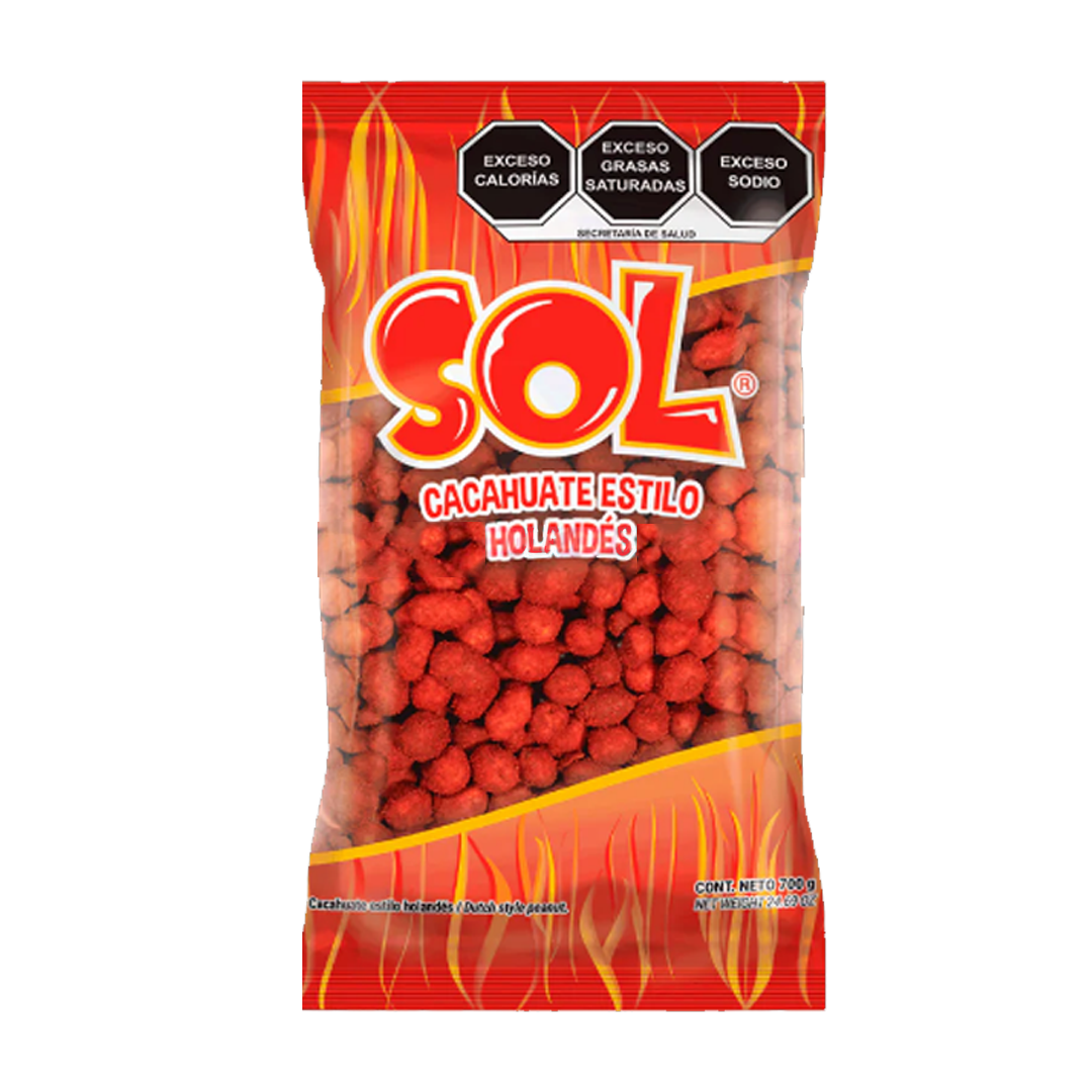 SOL CACAHUATE CRUJIENTE 1/700grs (Caja: 45dsp)