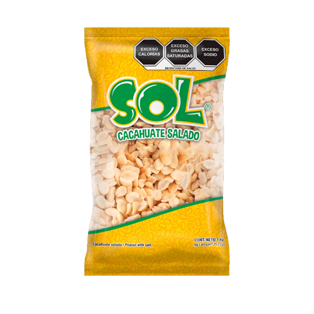 SOL CACAHUATE SALADO 1/1K (Caja: 28dsp)