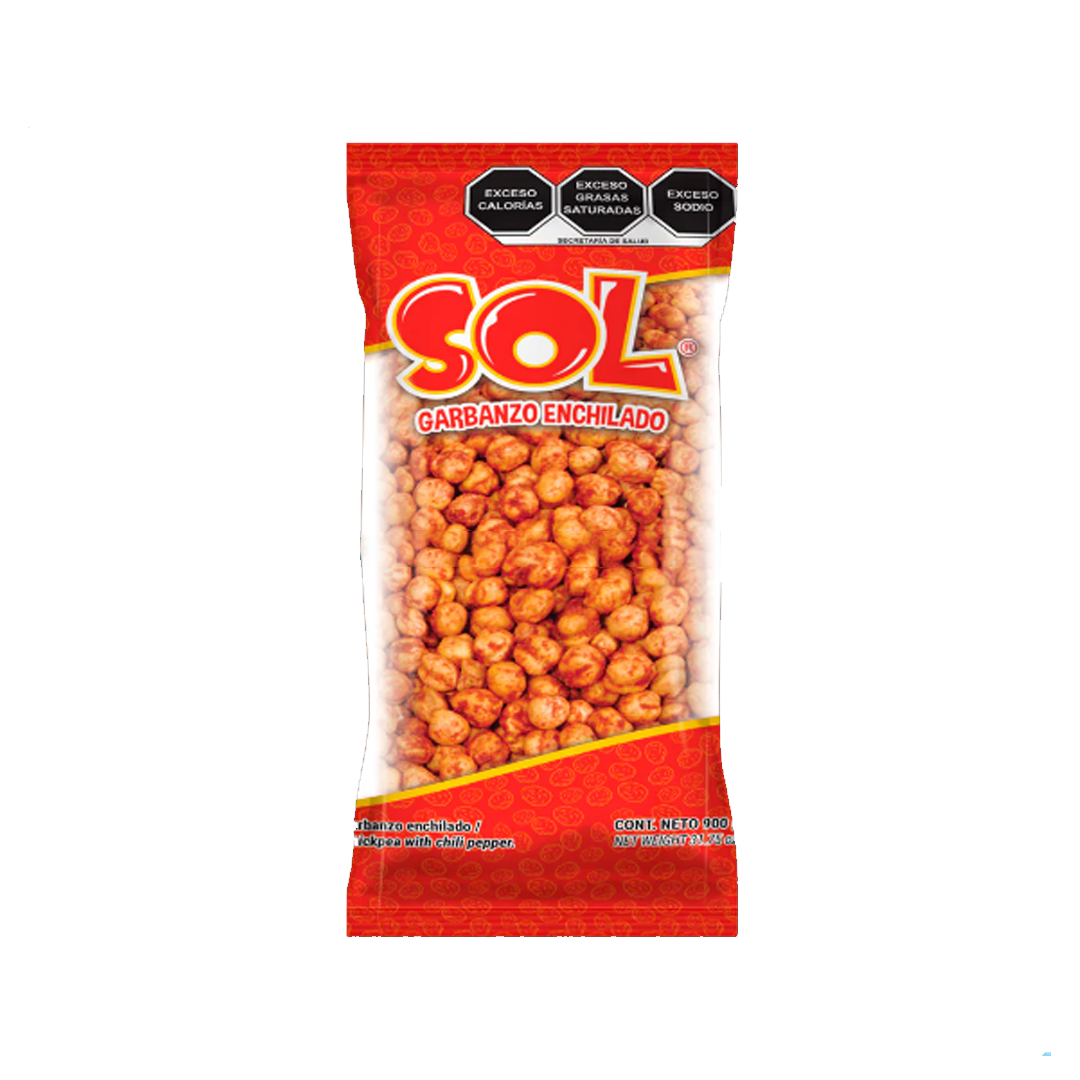 SOL GARBANZOS ENCHILADOS 1/900gr (Caja: 26dsp)