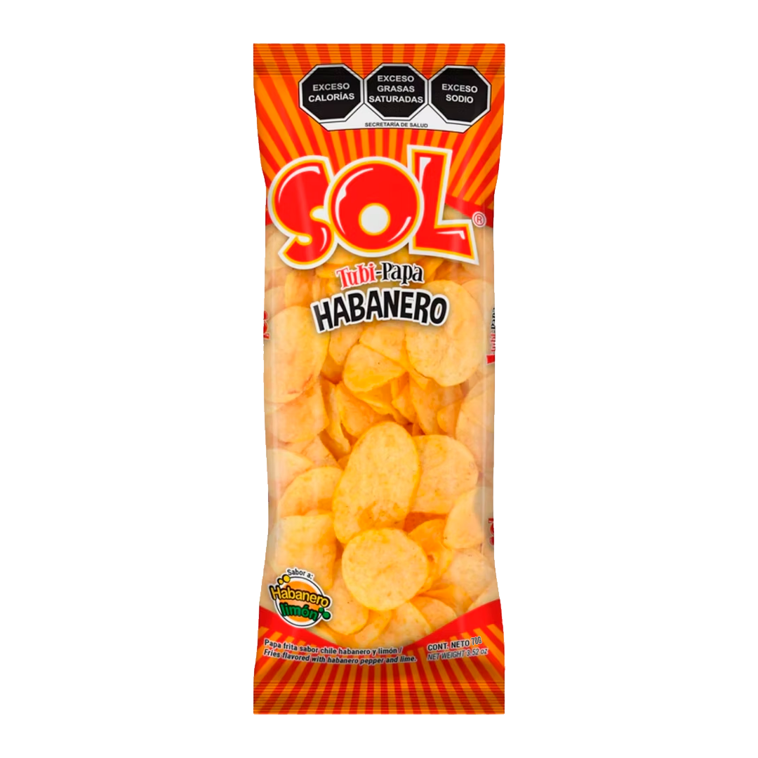 SOL TUBIPAPA HABANERO 1/70grs (Caja:45pzs)