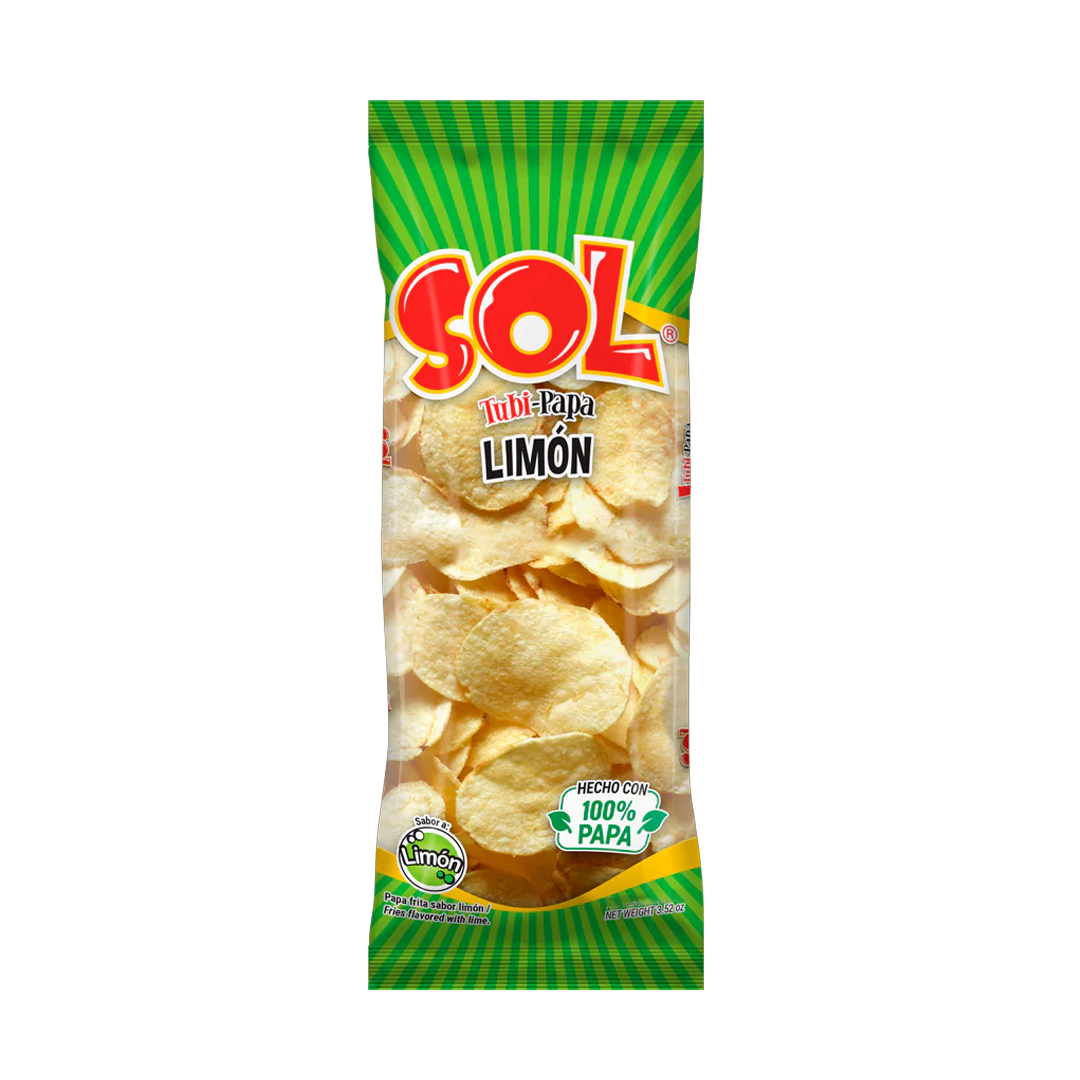 SOL TUBIPAPA LIMON 1/70grs (Caja:45pzs)