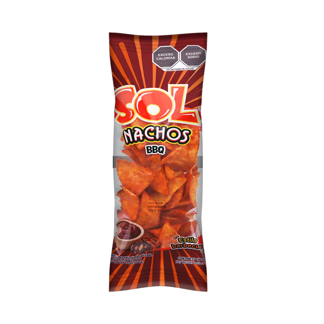 SOL NACHO BBQ 1/100grs (Caja:40pzs)