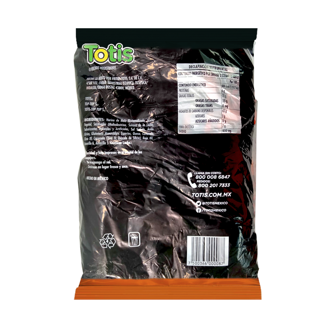 TOTIS MEGA TOP TOP´S NACHO 1/10pzs (Caja: 8dsp)