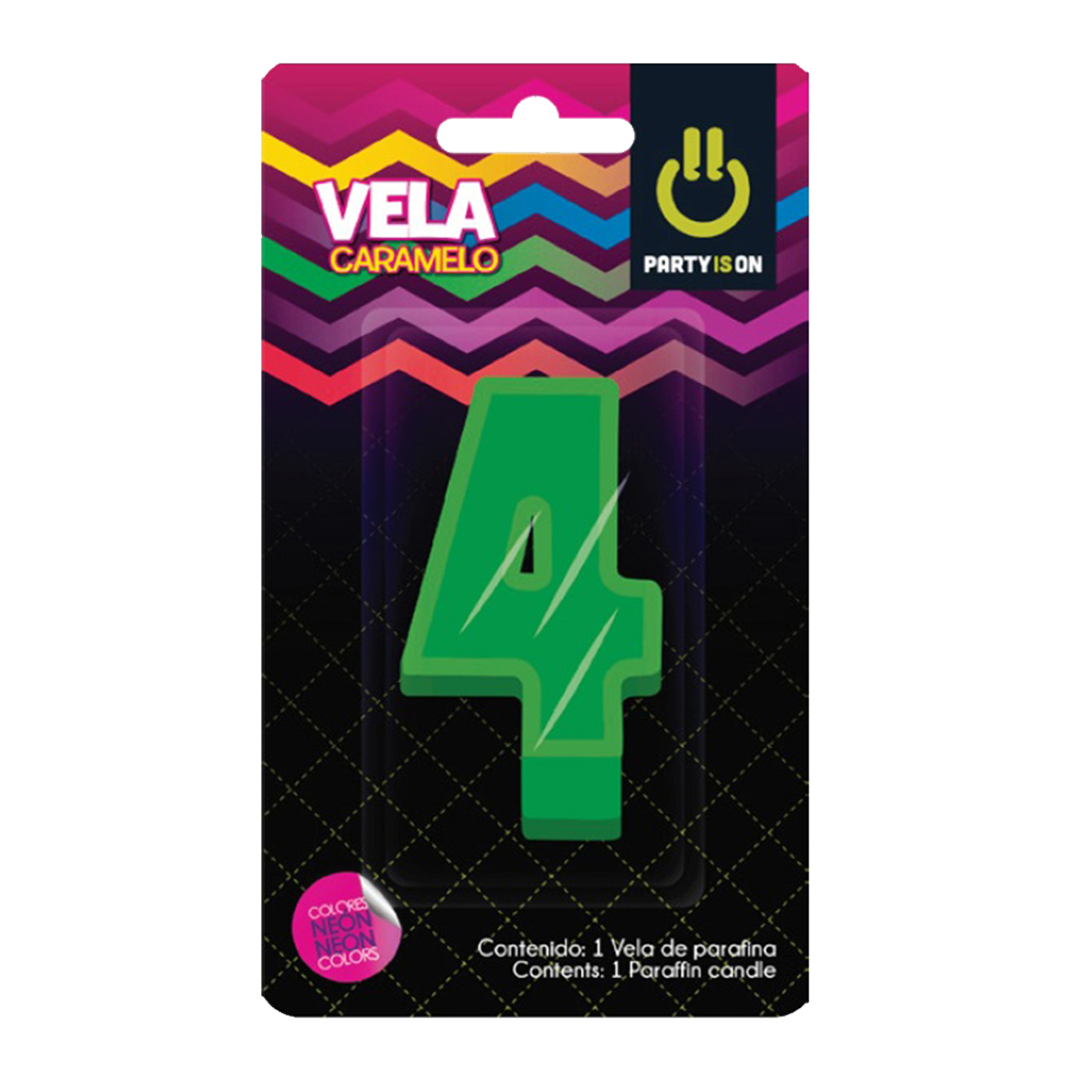 SELECTAS VELA CARAMEL MIX 4, 1/1pz (Caja:12dsp)