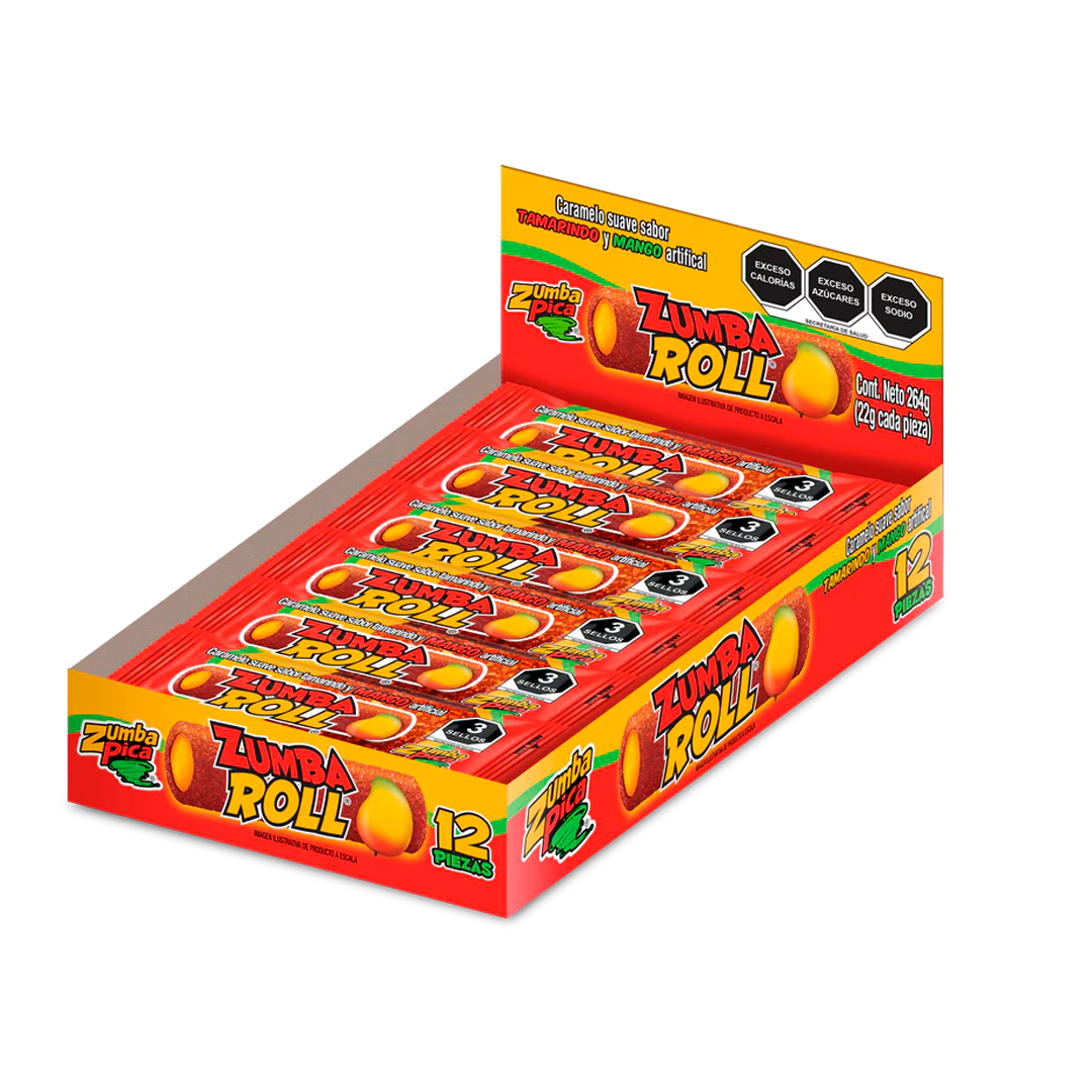ZUMBA ROLL MANGO 1/12pz (Caja:16pz)